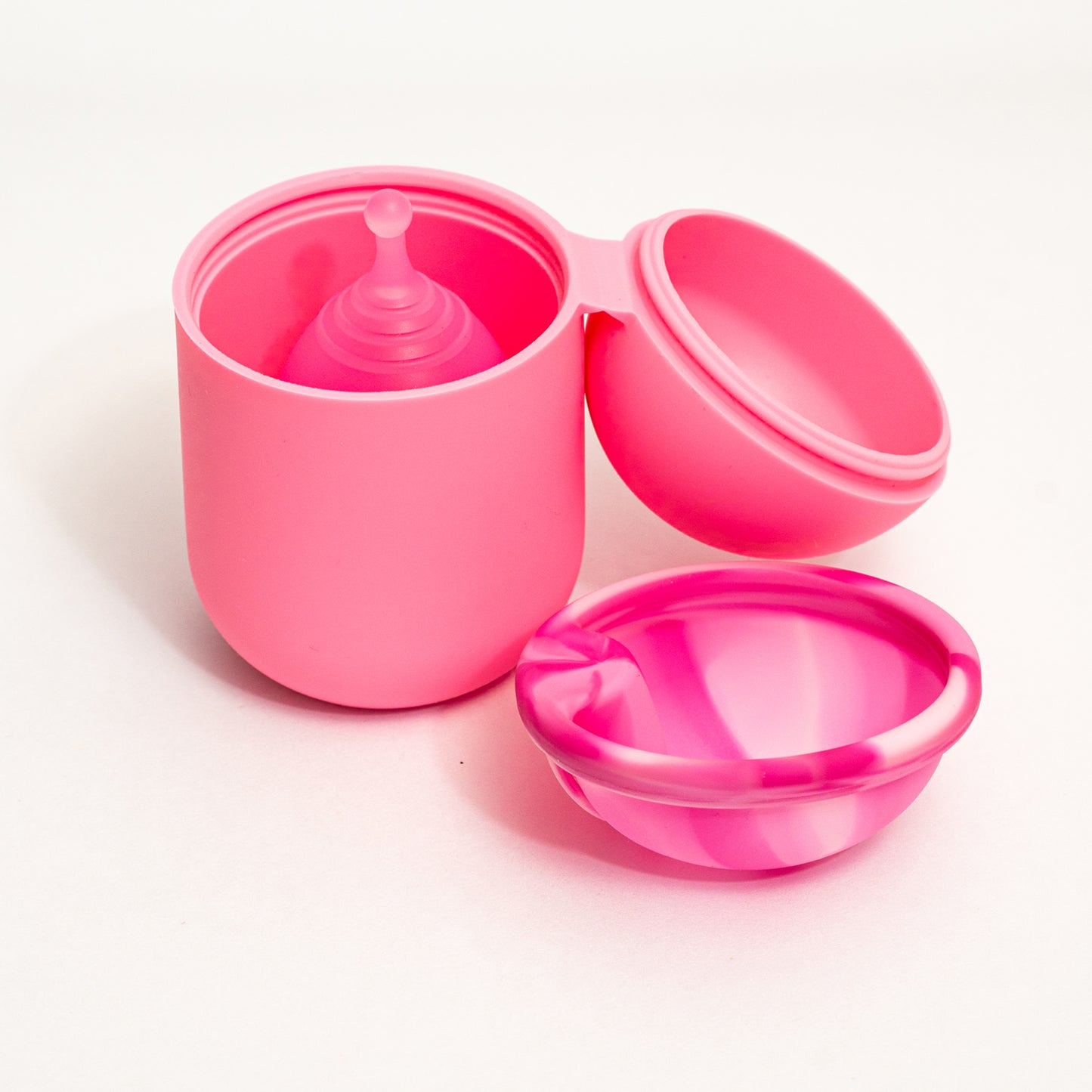 BlissMia Reusable Menstrual Cup & Disc Kit with Sterilizer Case Pink Size: Small